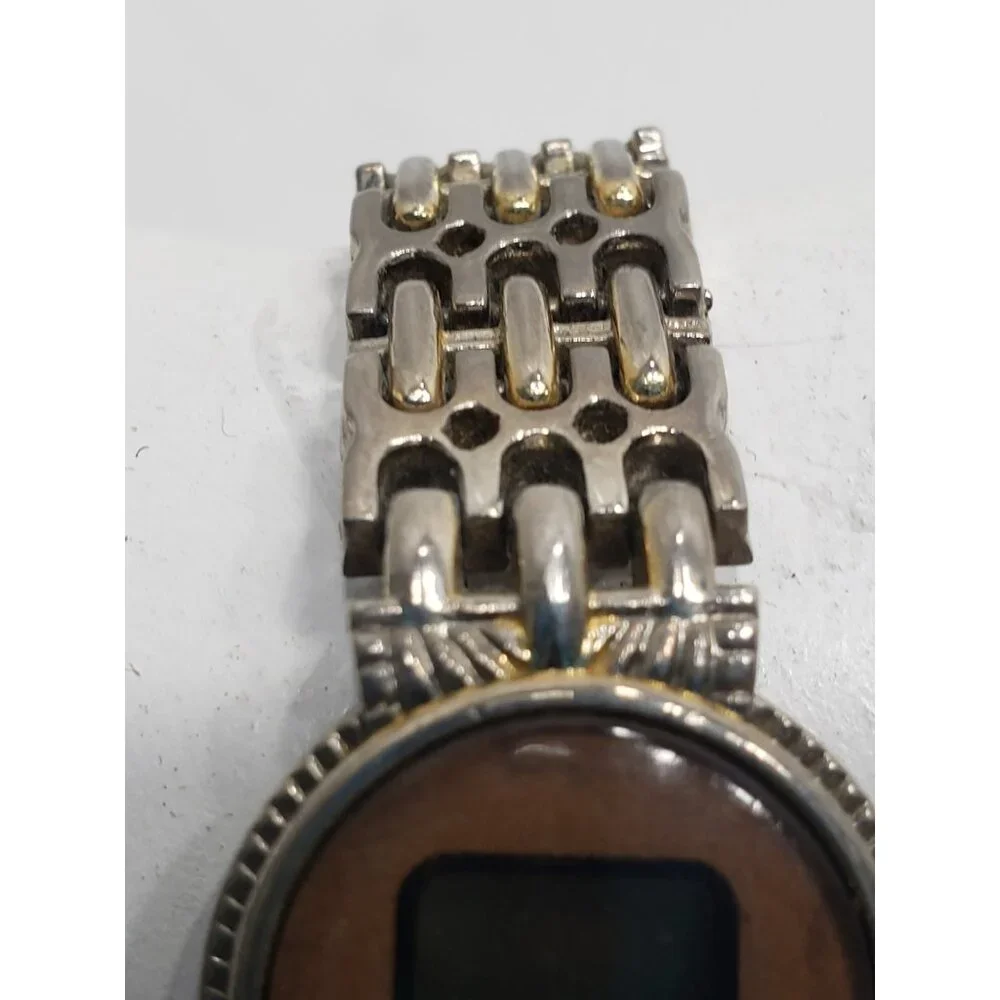 Vintage Jordache Women’s Gold Tone LCD Digital Display Quartz Day/Date Watch
